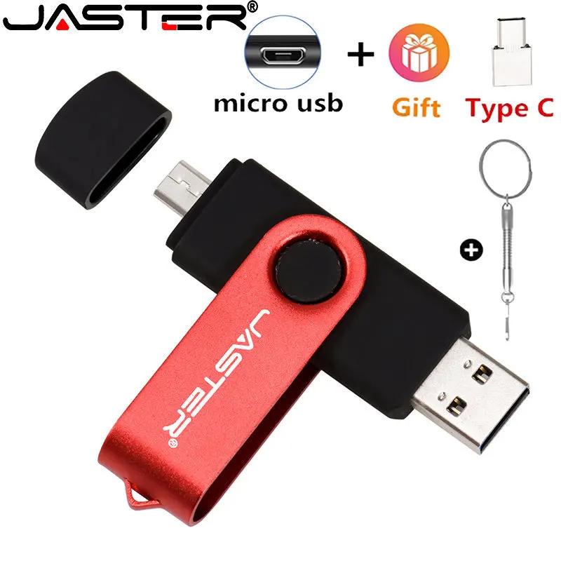 JASTER  USB 2.0 OTG  ̺, ÷ ũ, ȵ̵ Ʈ  PC TYPE-C Ͻ , 16G, 32G, 64GB, 3 in 1